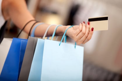 Personal assistant shopping and paying with a credit card